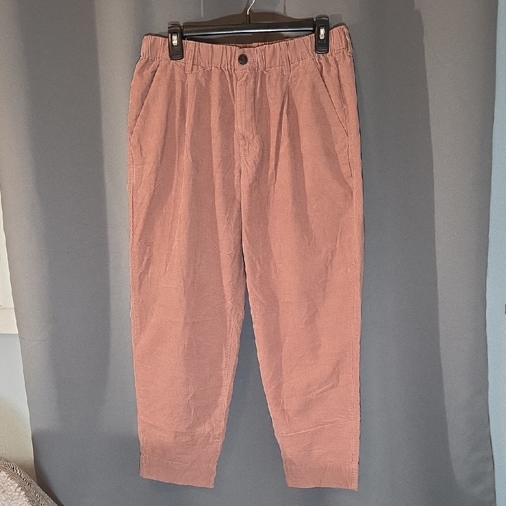 Madewell Corduroy Pants in Soft Pink